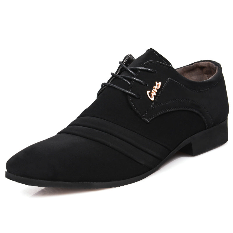 Zapatos de cuero para hombre, informales de negocios y formales
