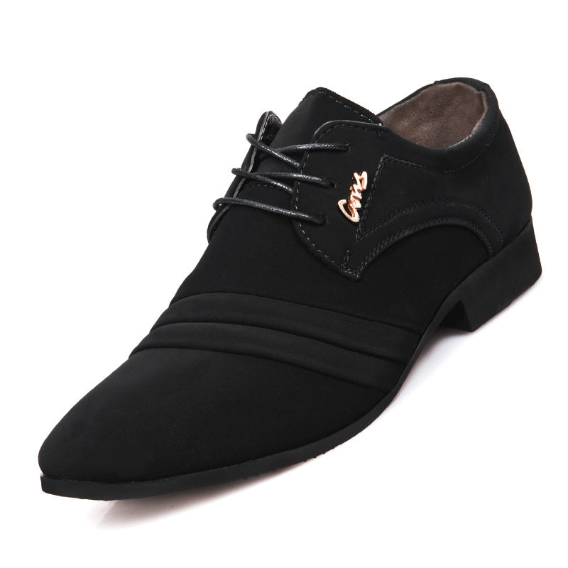 Zapatos de cuero para hombre, informales de negocios y formales
